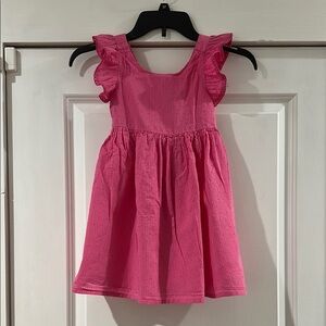 Pink Ruffled Kids Dress